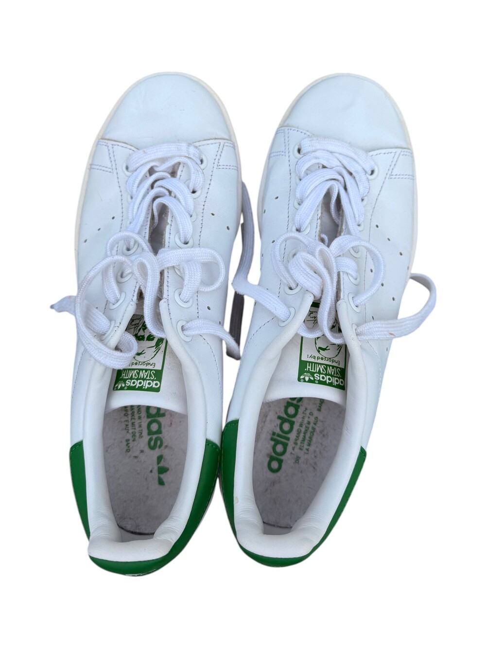 Adidas Stan Smith Sneakers White Leather Size 8